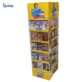 Floor Standing Cardboard Greeting Card Display Racks For Sale